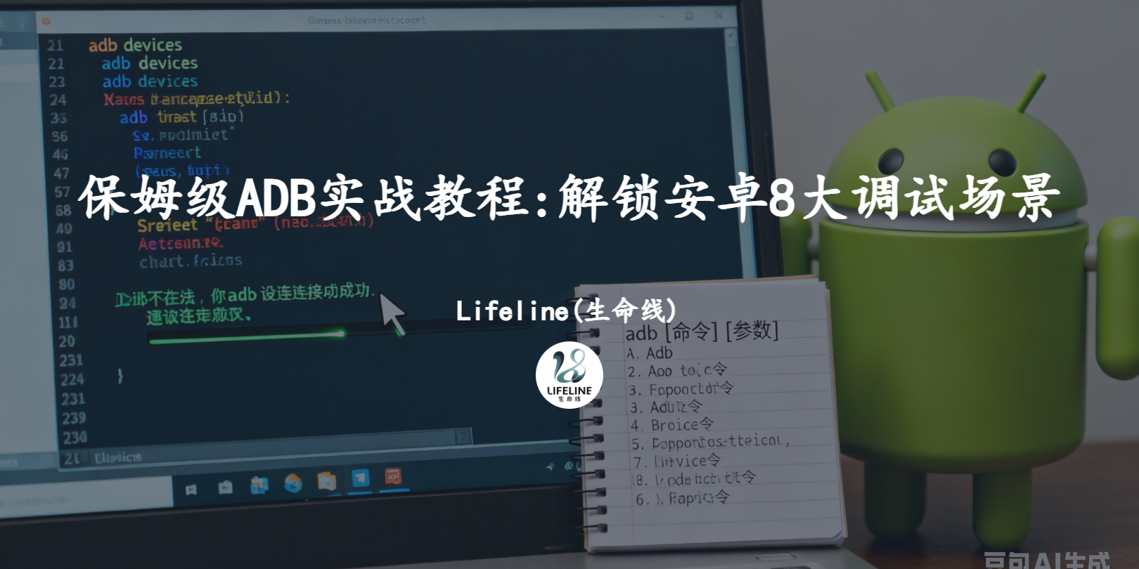 保姆级 ADB 实战教程:解锁安卓8大调试场景
