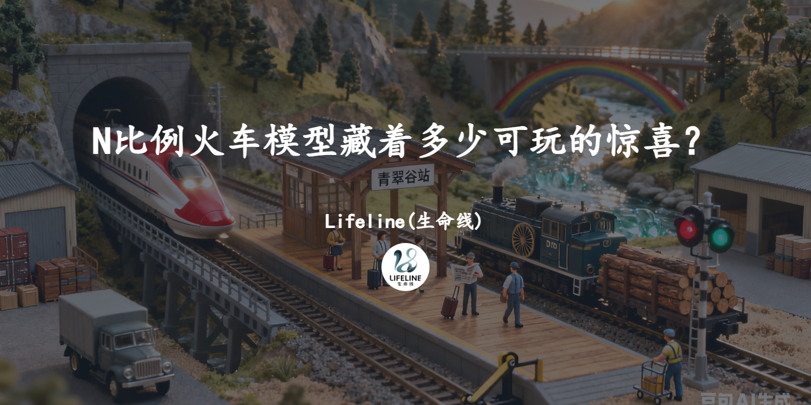 N 比例火车模型藏着多少可玩的惊喜?